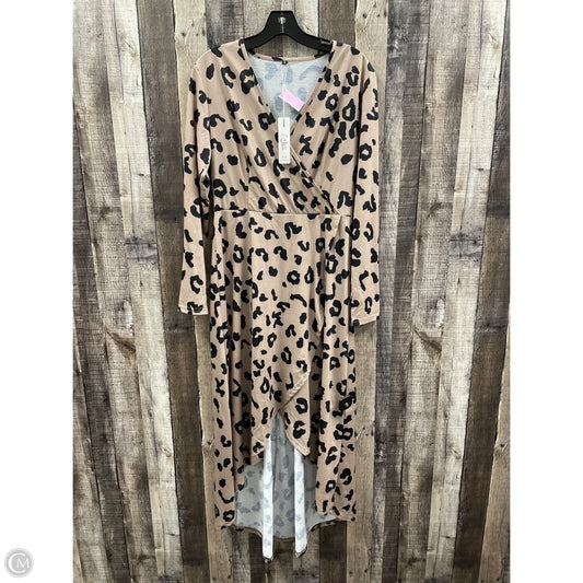 Dress Casual Maxi By Cmf In Animal Print, Size: M