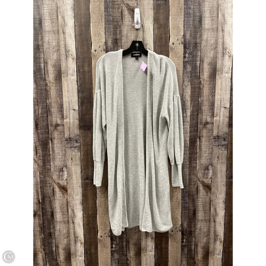 Cardigan By Express In Grey, Size: M