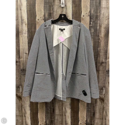 Blazer By Ann Taylor In Striped Pattern, Size: 1x