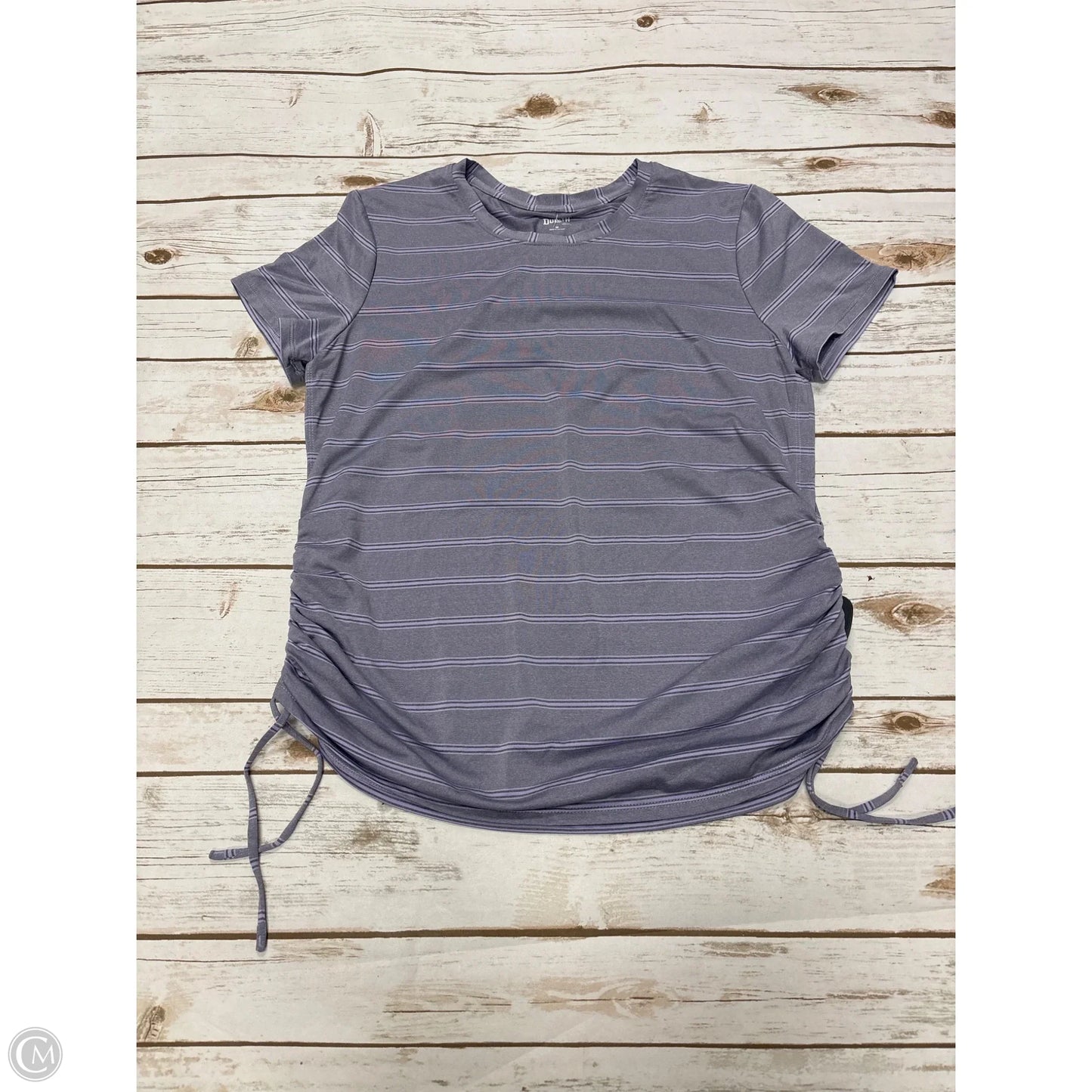 Athletic Top Short Sleeve By Duluth Trading In Purple, Size: M