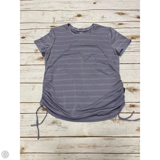 Athletic Top Short Sleeve By Duluth Trading In Purple, Size: M