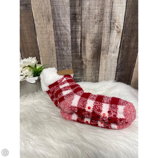 Socks By Cozy In Red & White, Size: 0