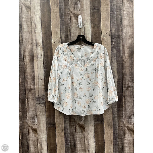 Top Long Sleeve By Skies Are Blue In Multi-colored, Size: Sp