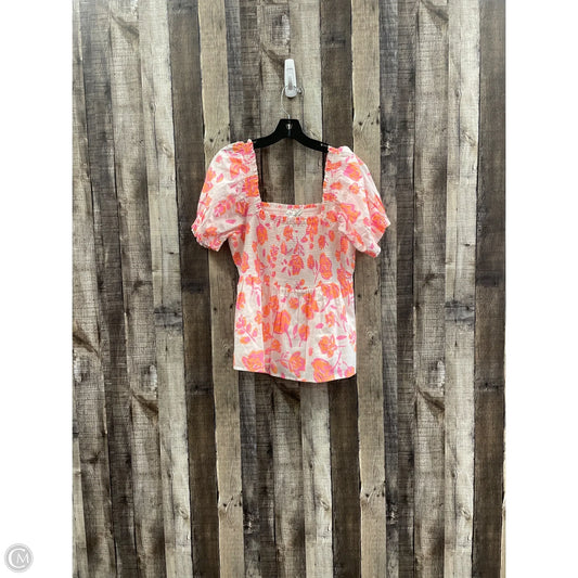 Top Short Sleeve By Vineyard Vines In Multi-colored, Size: L