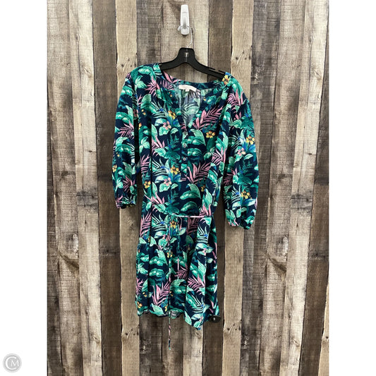 Dress Casual Midi By Loft In Multi-colored, Size: Xl