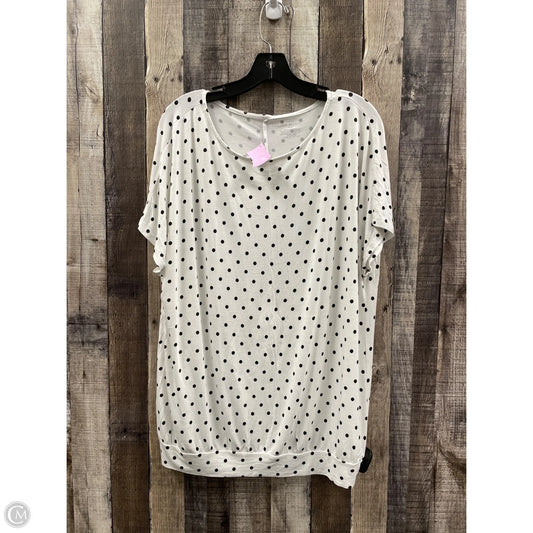 Top Sleeveless By Lane Bryant In Polkadot Pattern, Size: L