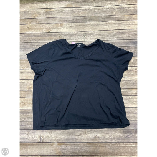 Top Short Sleeve Basic By Old Navy In Navy, Size: Xxl
