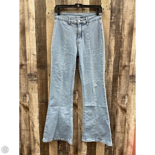 Jeans Flared By Shein In Blue Denim, Size: 10