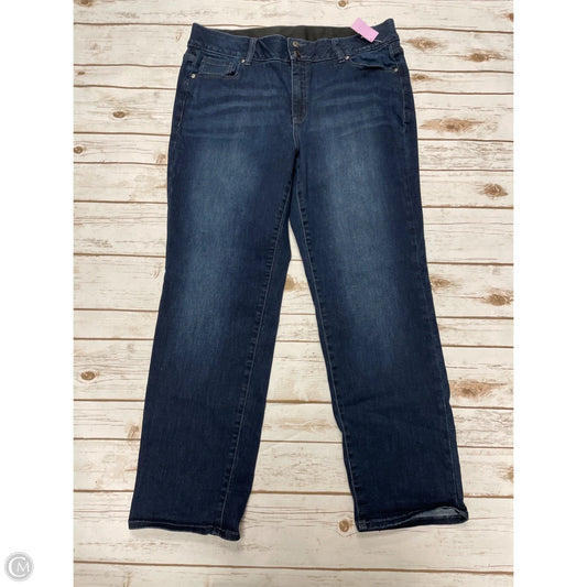 Jeans Straight By Lane Bryant In Blue Denim, Size: 18