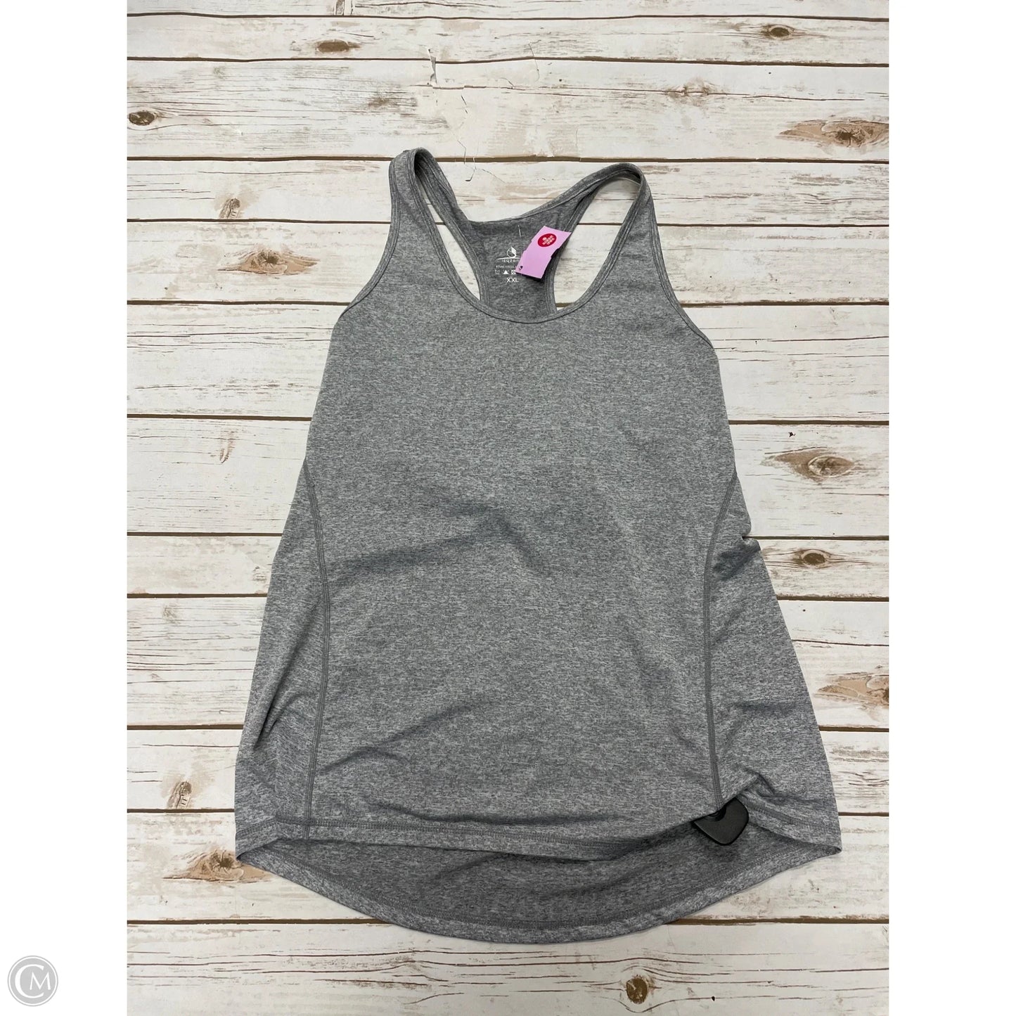 Athletic Tank Top By Cme In Grey, Size: Xxl