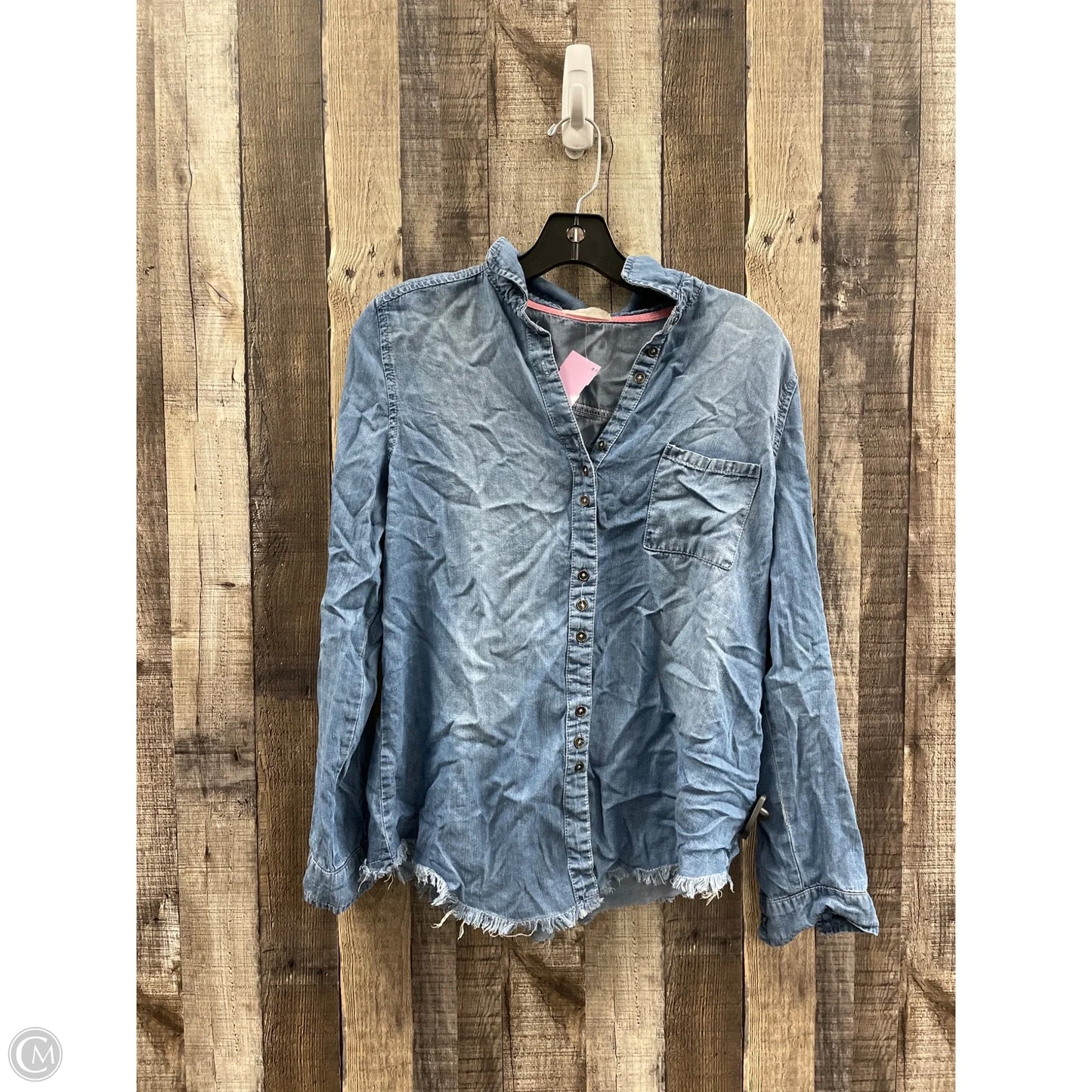 Top Long Sleeve By Altard State In Blue, Size: S