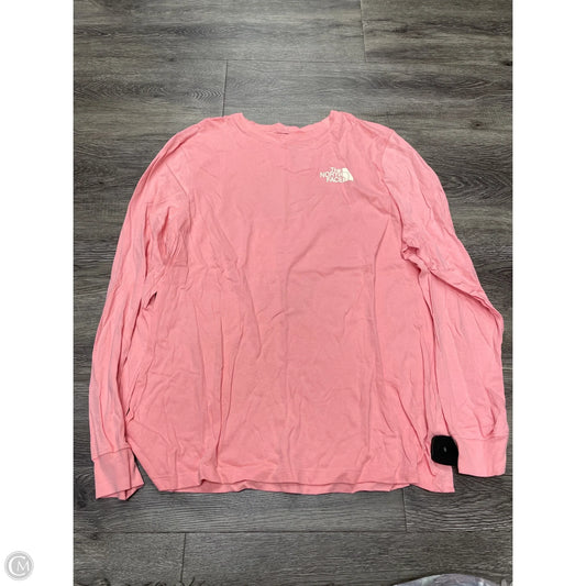 Top Long Sleeve By The North Face In Coral, Size: Xl