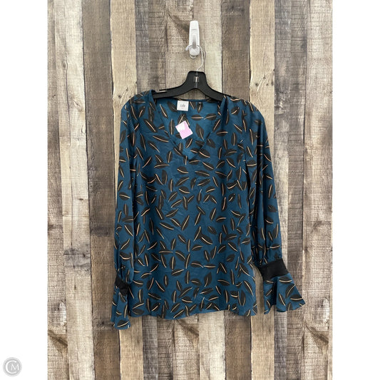 Top Long Sleeve By Cabi In Blue, Size: S