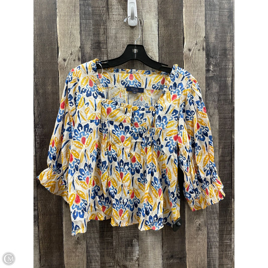Top 3/4 Sleeve By Rachel Roy In Multi-colored, Size: Xs
