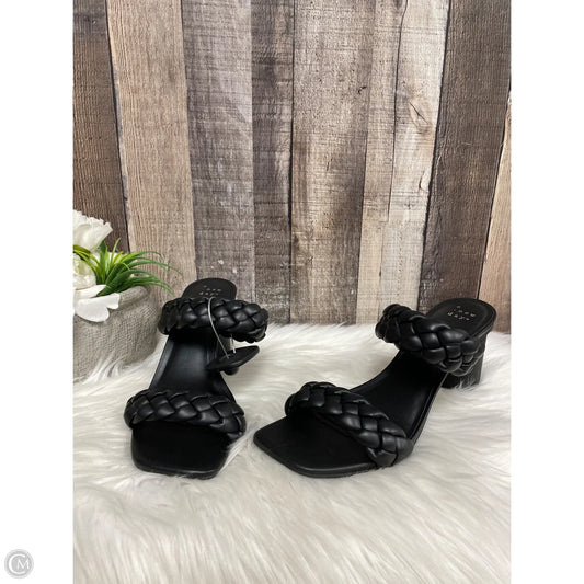 Sandals Heels Block By A New Day In Black, Size: 8