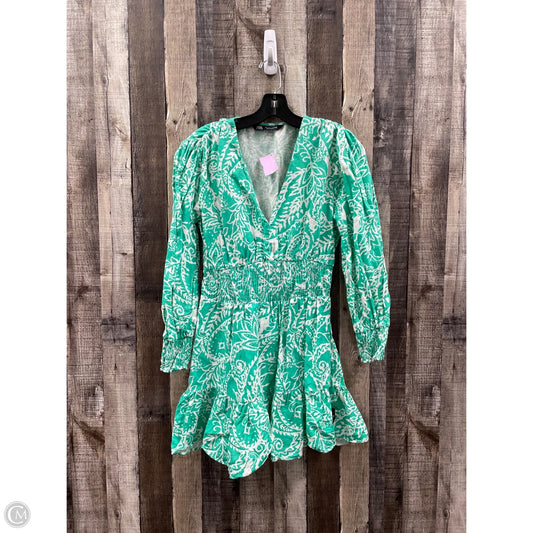Dress Casual Maxi By Zara In Green, Size: S