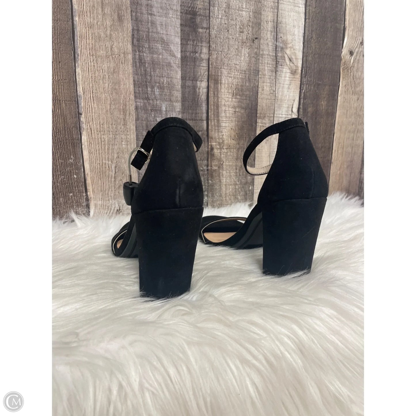Sandals Heels Block By A New Day In Black, Size: 5.5