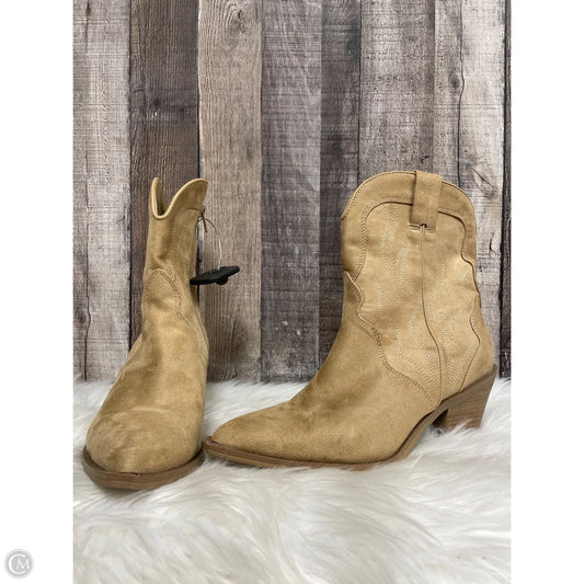 Boots Western By Universal Thread In Tan, Size: 6.5