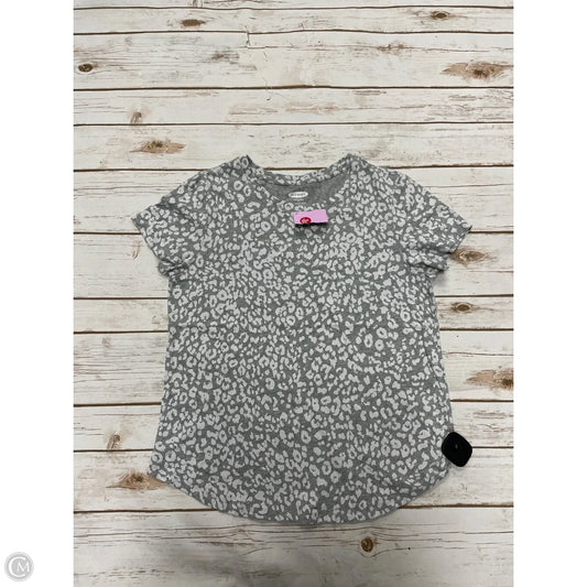 Top Short Sleeve By Old Navy In Animal Print, Size: S