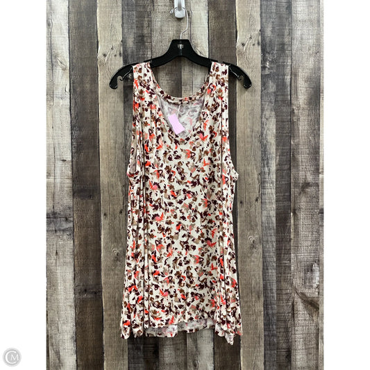 Top Sleeveless By Lane Bryant In Multi-colored, Size: 3x