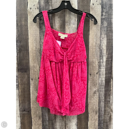 Top Sleeveless By Michael By Michael Kors In Pink, Size: S