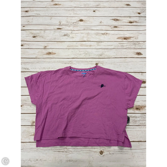 Athletic Top Short Sleeve By Cme In Purple, Size: Xxl