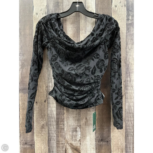 Top Long Sleeve By Wild Fable In Black, Size: M
