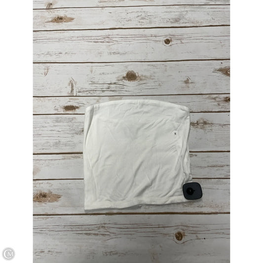 Top Sleeveless By American Eagle In Ivory, Size: S