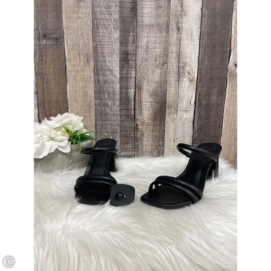 Sandals Heels Block By A New Day In Black, Size: 7