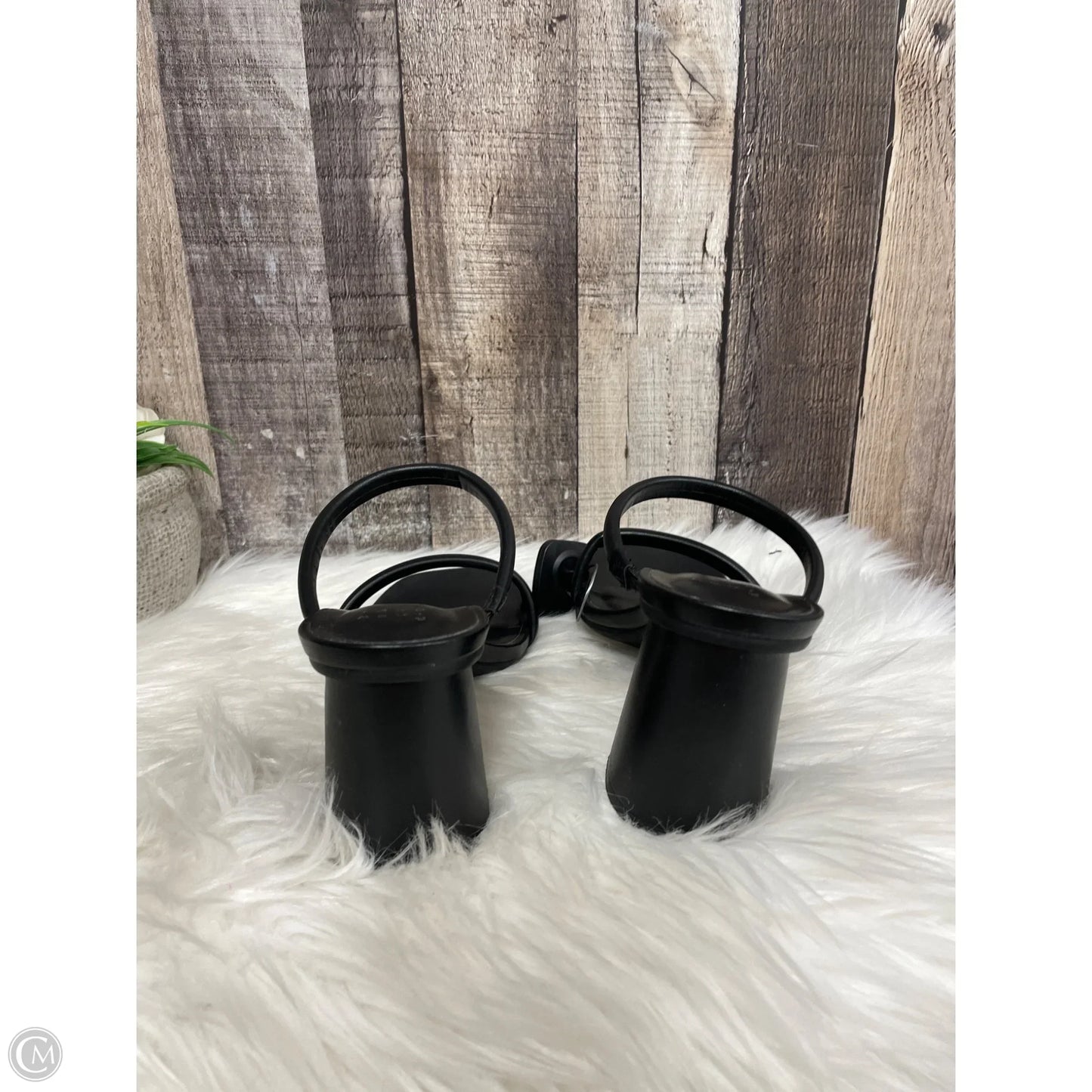 Sandals Heels Block By A New Day In Black, Size: 7