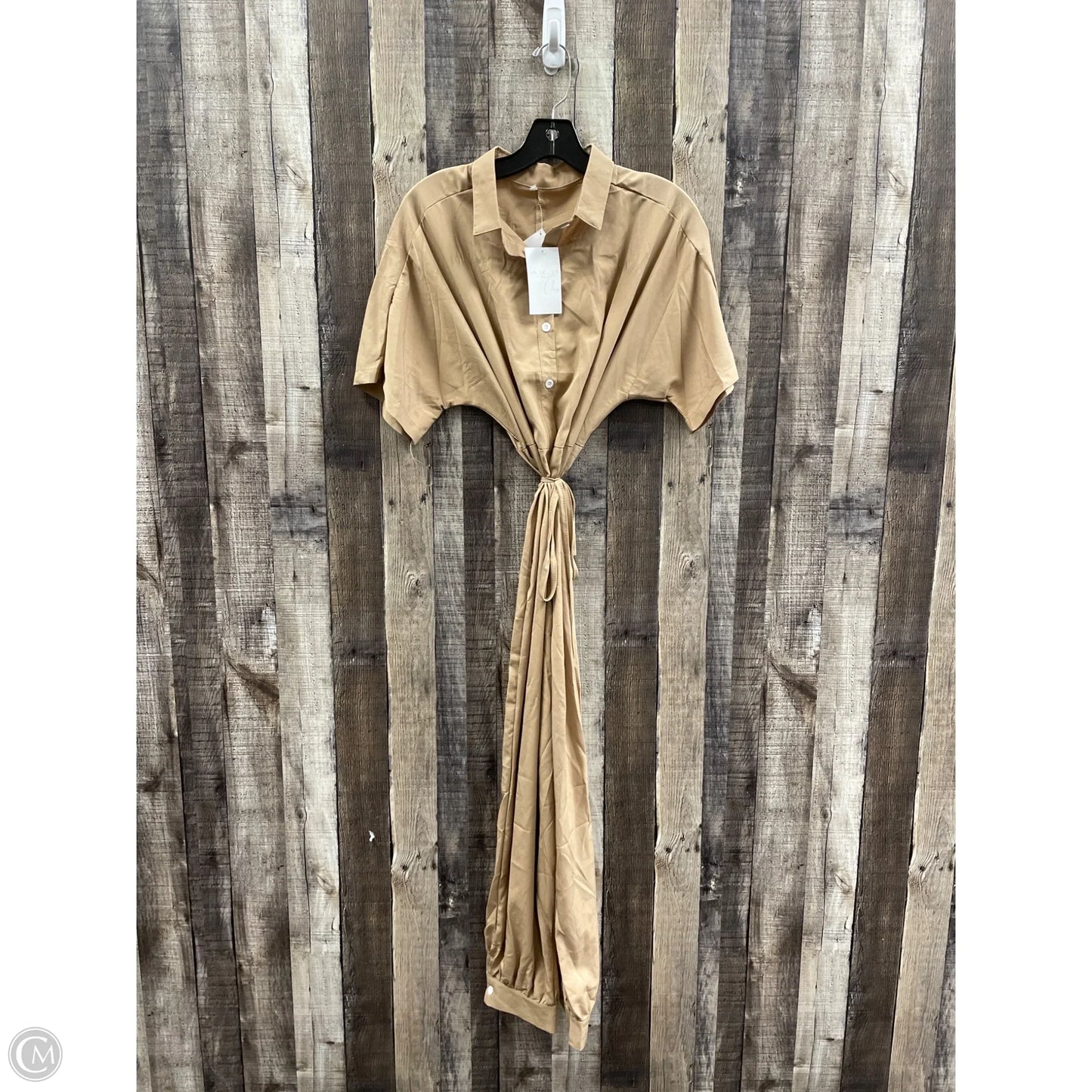Jumpsuit By Cmf In Beige, Size: M