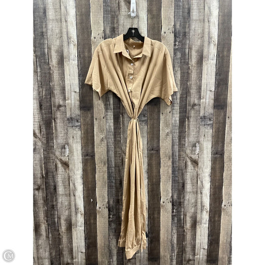 Jumpsuit By Cmf In Beige, Size: L