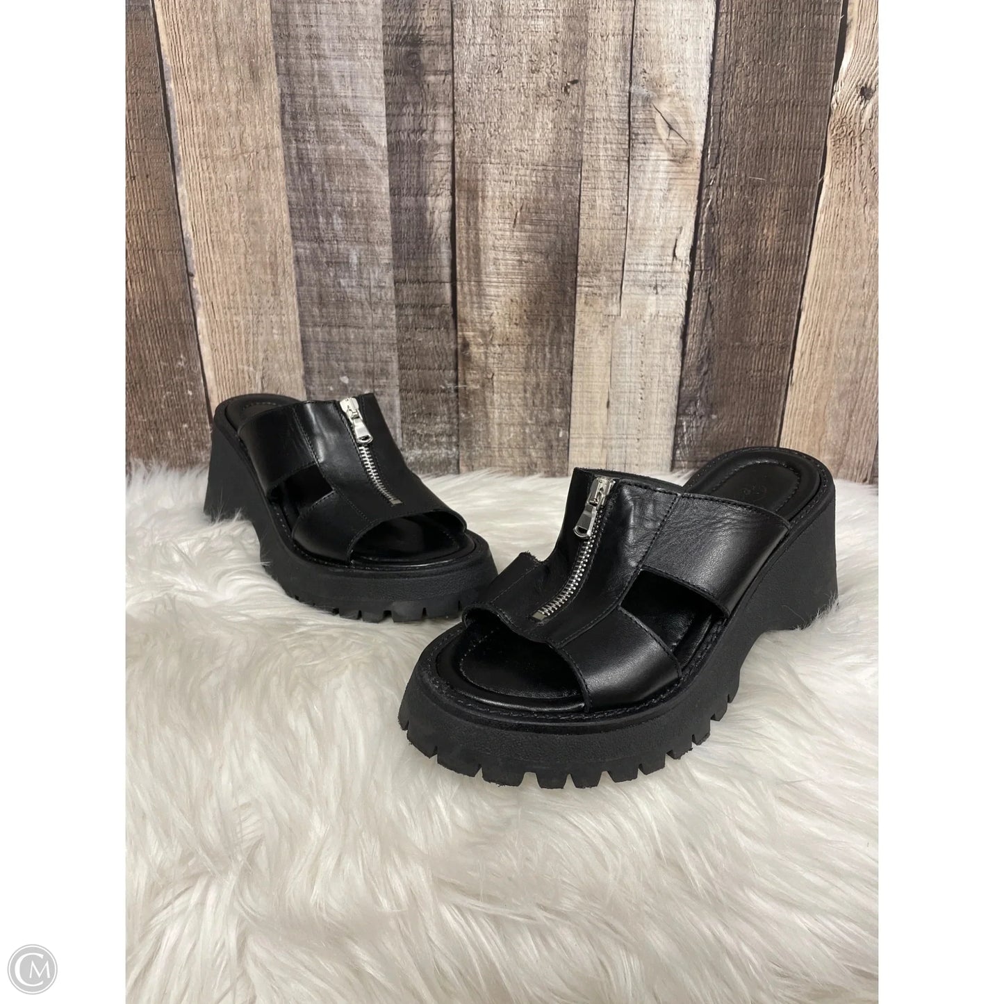 Sandals Heels Platform By Free People In Black, Size: 7