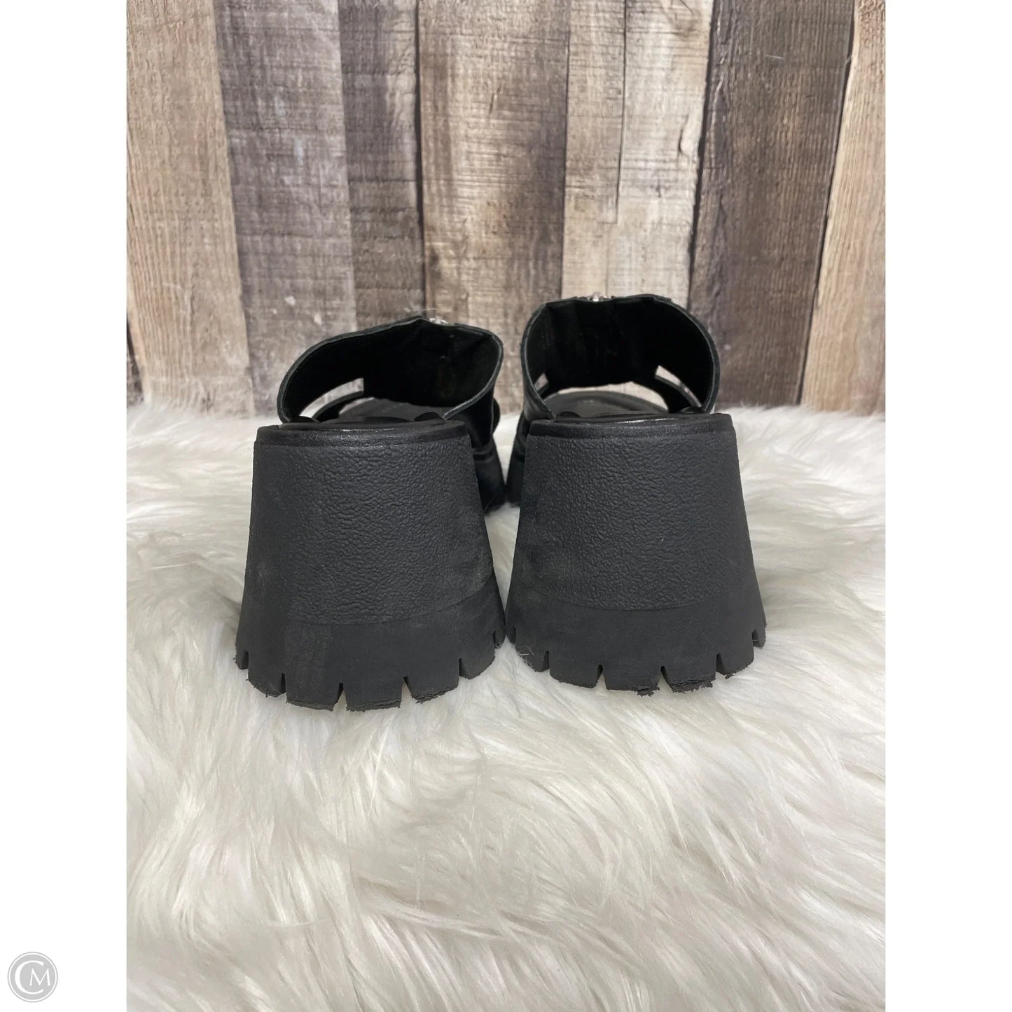 Sandals Heels Platform By Free People In Black, Size: 7