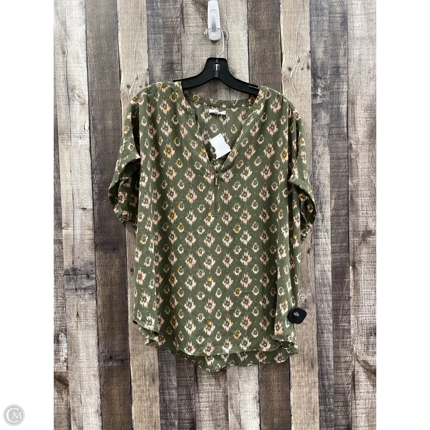 Top Short Sleeve By Maurices In Multi-colored, Size: 1x