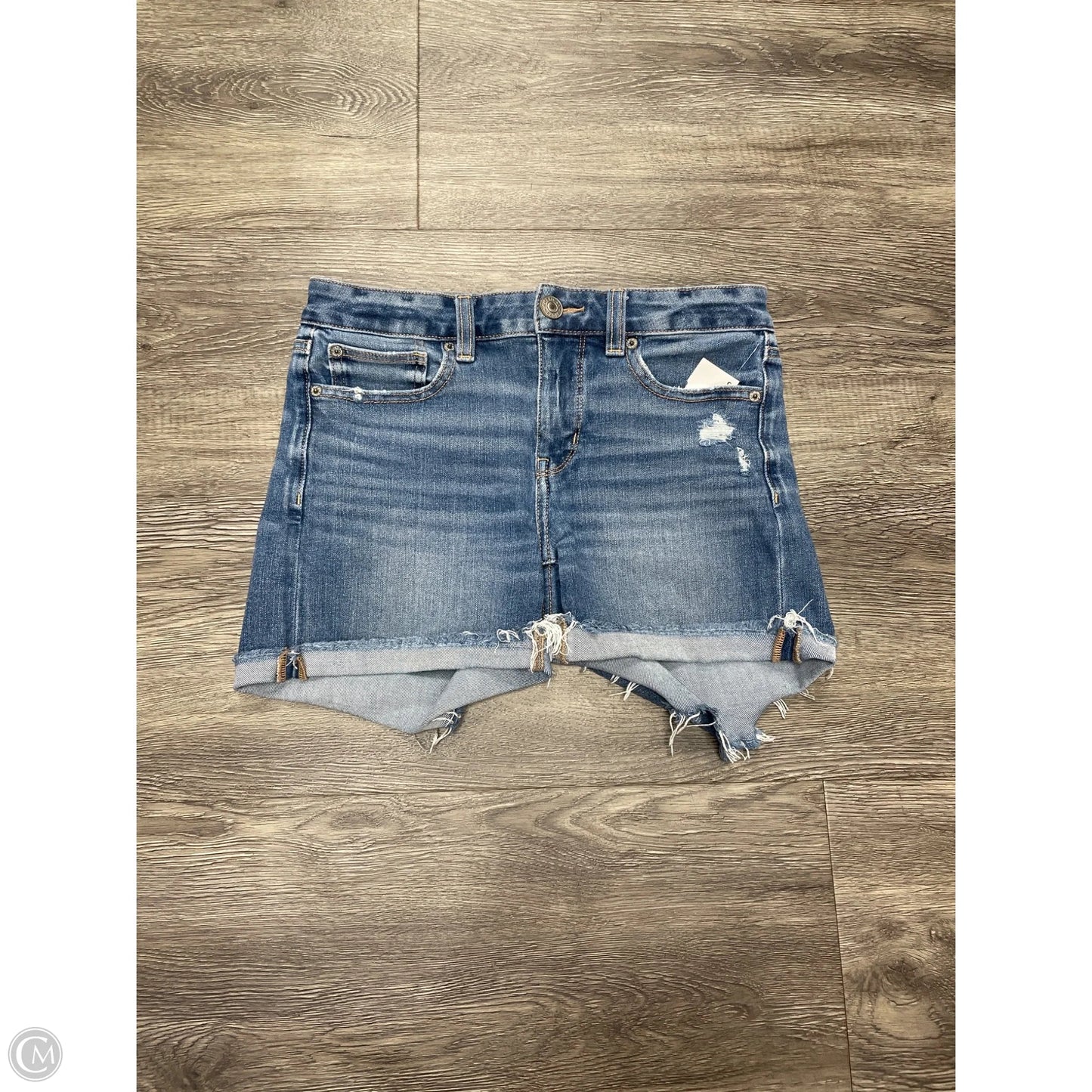 Shorts By American Eagle In Blue Denim, Size: 6
