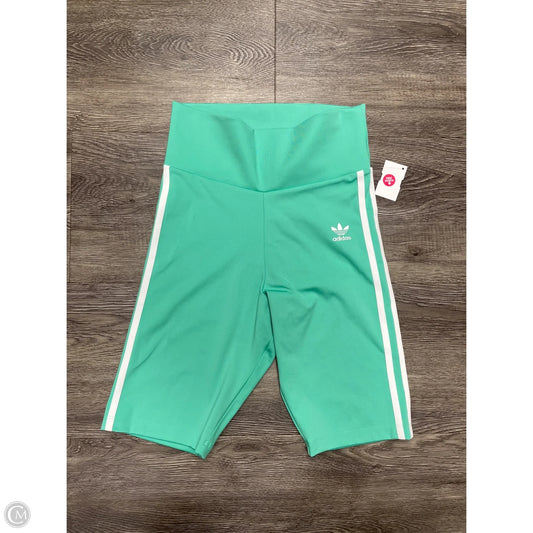 Athletic Shorts By Adidas In Green, Size: S