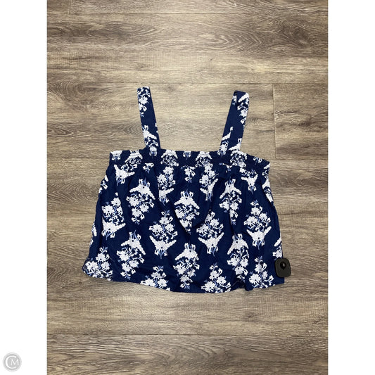 Top Sleeveless By J. Crew In Navy, Size: L