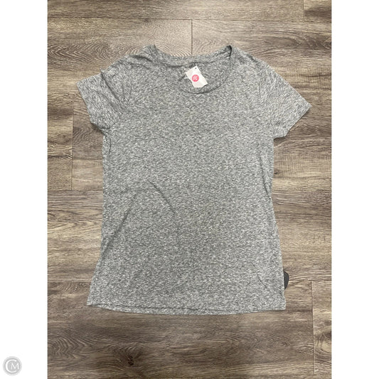 Top Short Sleeve By Mossimo In Grey, Size: L