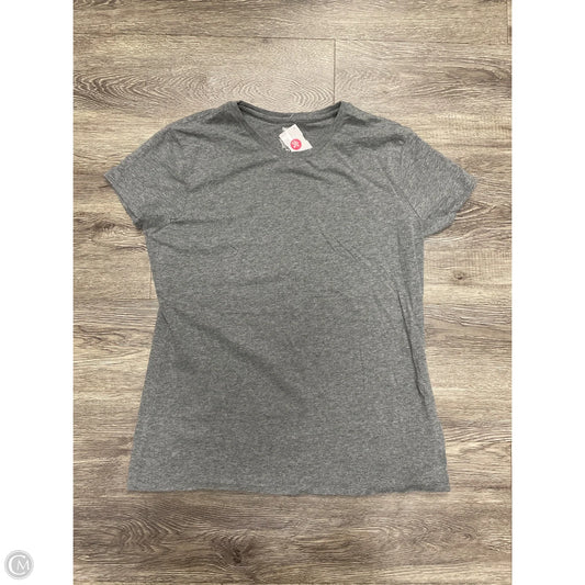 Top Short Sleeve By Mossimo In Grey, Size: Xl