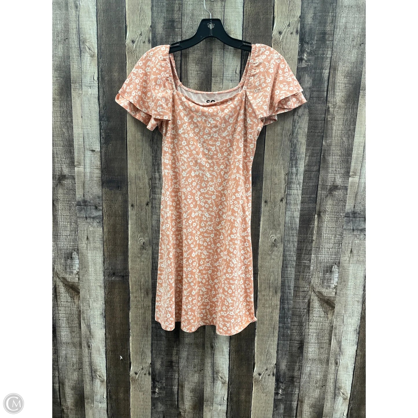 Dress Casual Short By So In Coral, Size: S