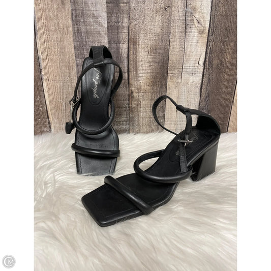 Sandals Heels Block By Free People In Black, Size: 6