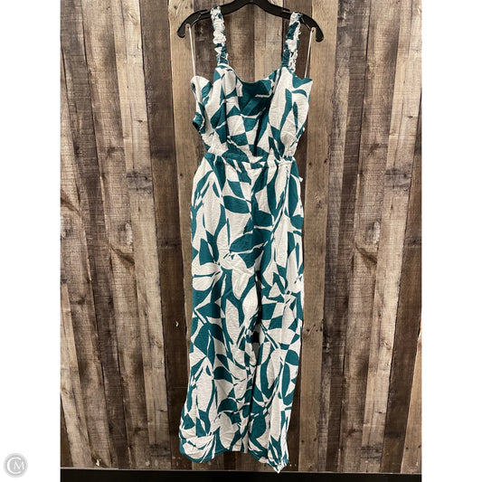 Jumpsuit By Maurices In Green & White, Size: 1x