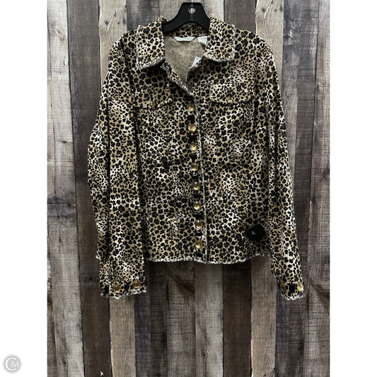 Jacket Other By Laura Ashley In Animal Print, Size: L