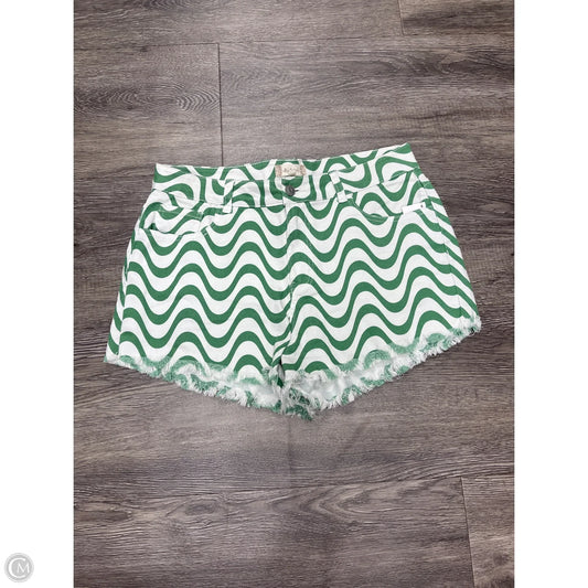 Shorts By Altard State In Green & White, Size: L