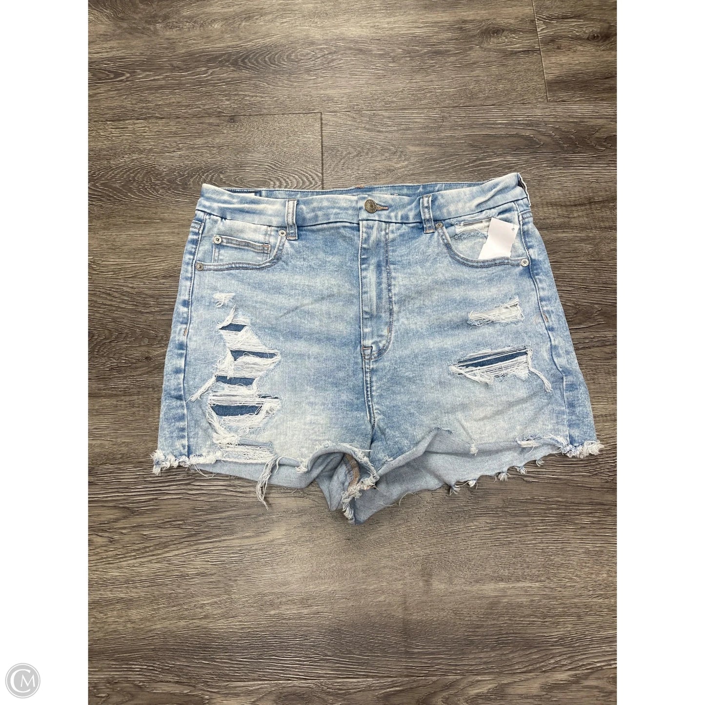 Shorts By American Eagle In Blue Denim, Size: 14