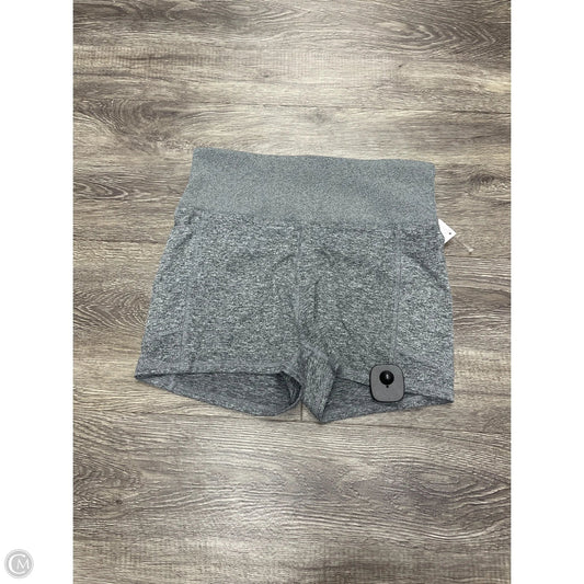 Athletic Shorts By Zobha In Grey, Size: L