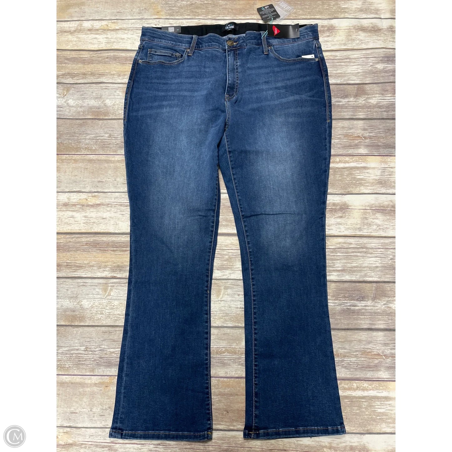 Jeans Skinny By Lularoe In Blue Denim, Size: 22