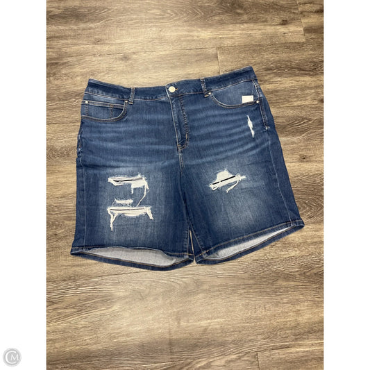 Shorts By Maurices In Blue Denim, Size: 22