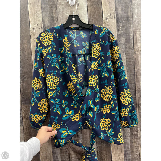 Top Long Sleeve By J. Crew In Navy, Size: Xs